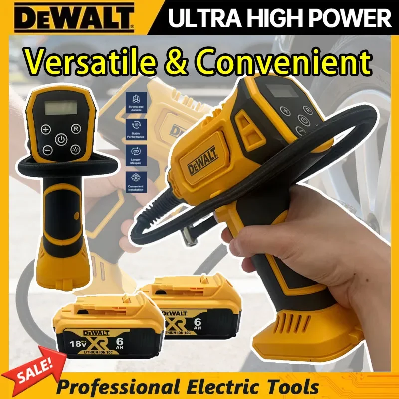 DEWALT 공기 압축기 자동 타이어 팽창기 18V 배터리용 자동차 자전거용 ..