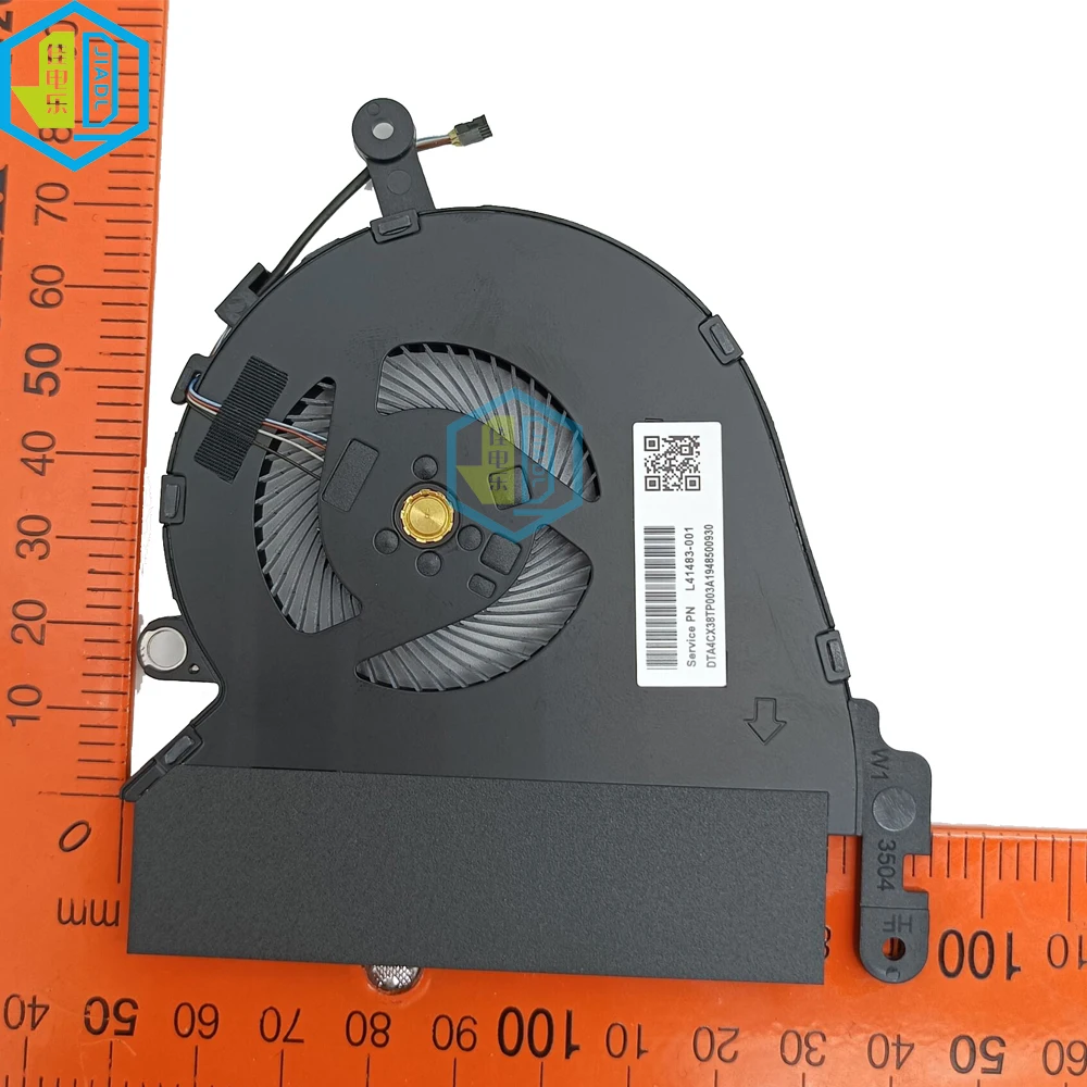 Ventiladores Refrigerando do Refrigerador do Processador Central do Computador Portátil Gpu para hp Spectre X360 15-df 15t-df 15-df000 Nd75c23 18c11 18c12 L41482001 L41483-001 - Imagem 4