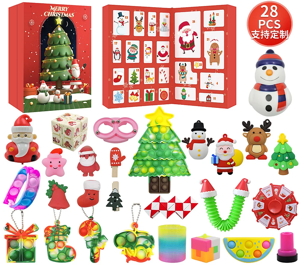 Pop-py Playtime Advent Calendar for Kids Xmas Gift Toy Set 24 Day Count  Down To Christmas Gift Set Xmas Gift for Kids Friends - AliExpress