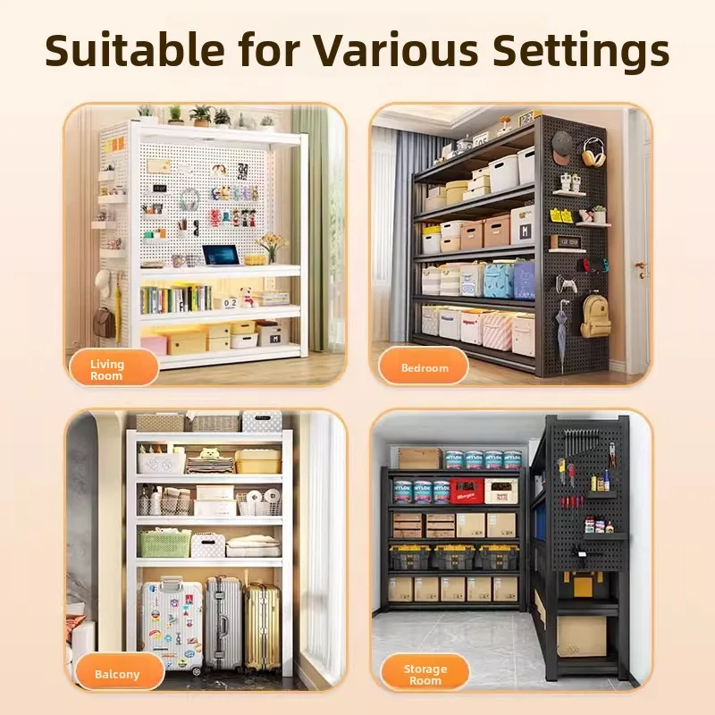 Multi-Layer Home Use Storage Rack Stand Living Room Miscellaneous Storage Organizer Shelf Dustproof Cover Boot Tray - 4