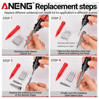 ANENG SL106 fer à souder électrique 110 V/220 V température réglable soudure prise US/EU outil de soudage professionnel 4