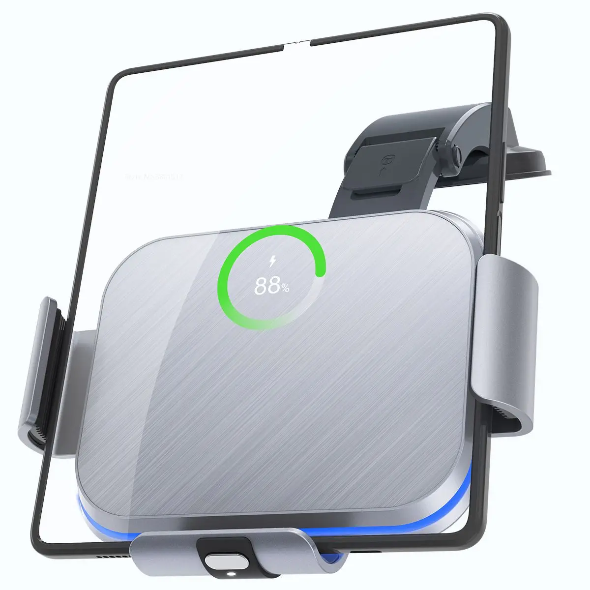 Car Dual Coil Wireless Charger and Phone Holder for Samsung Galaxy Z Fold 4 3 2