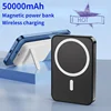 50000mAh Large Capacity Portable Magnetic Power Bank Wireless Charging Charger External Battery 20W PD Fast Charging for iPhone 1