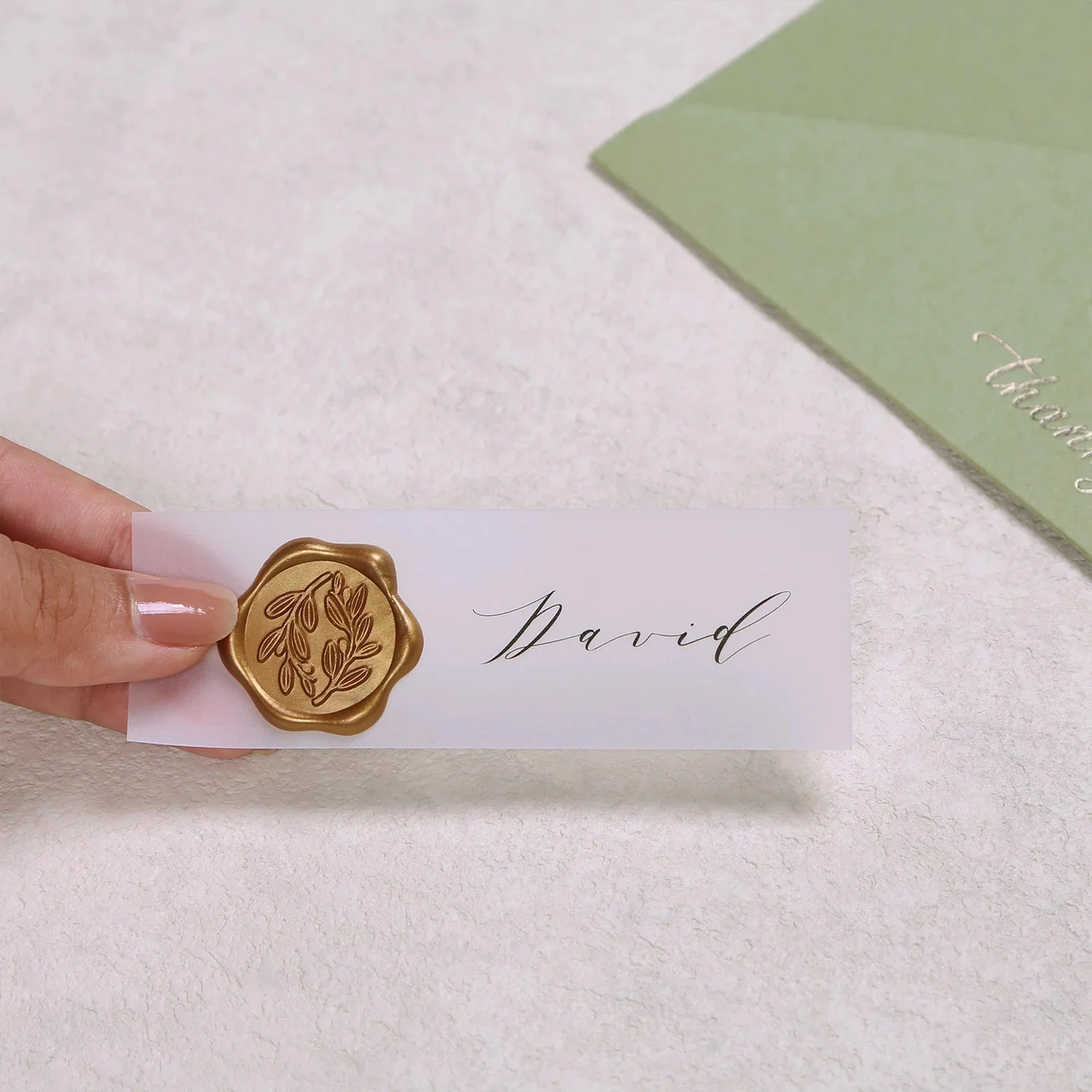 Decorative Stickers Self Adhesive Stickers Custom Stickers Stationery Stickers Paper Stickers Adhesive Stickers Decorative Labels Stickers Handbook Stickers Packaging Stickers Custom Design Stickers 60pcs Wax Seal Stickers Olive Branch Wedding Invitation Envelope Seal Stickers Self-Adhesive Prosecco Light Gold Stickers