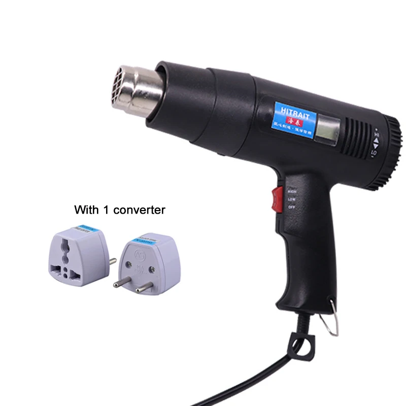 2000W Industrial Electric Hot Air Heat Gun Thermoregulator Display Heat Gun Shrink Wrapping Thermal Blower Dryer For Soldering electric impact wrench for lug nuts