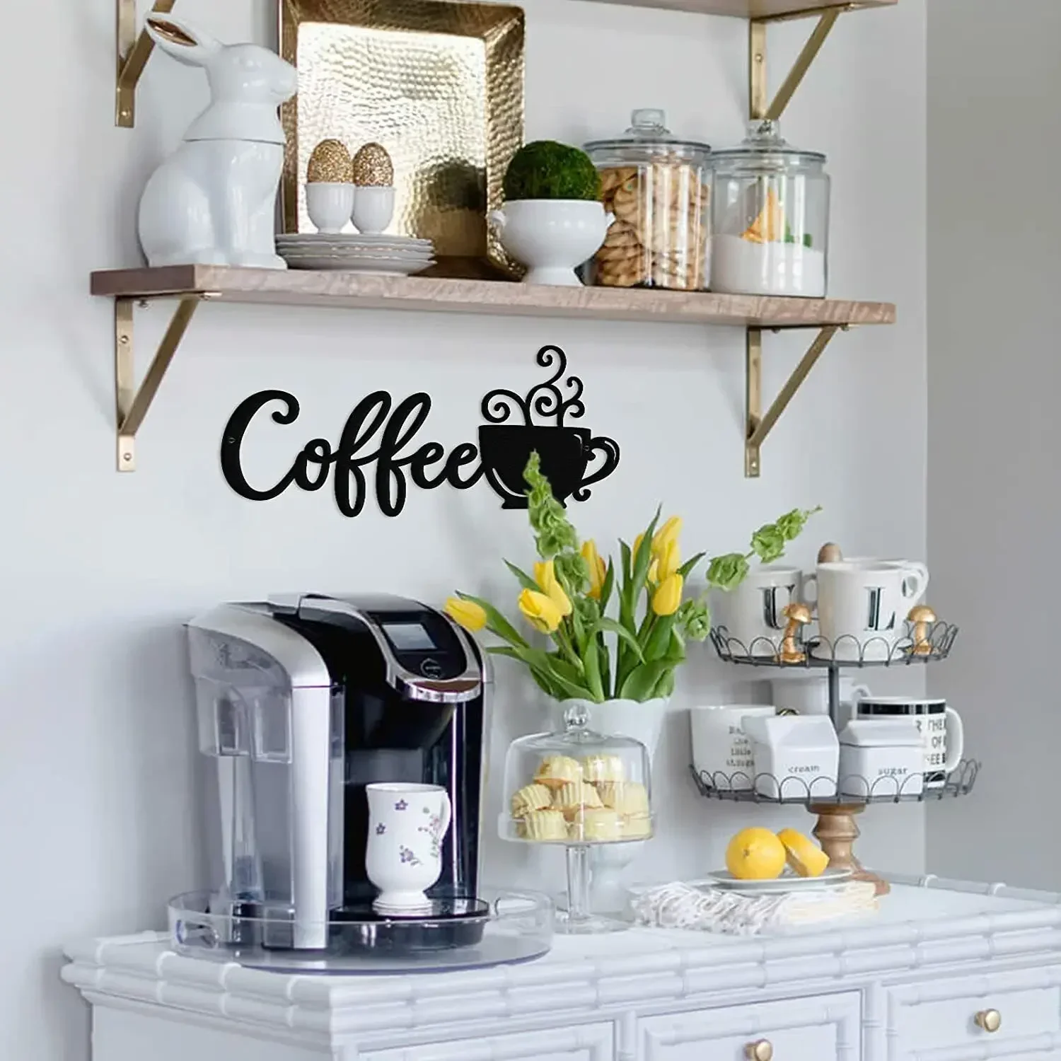 Metal Coffee Cup Wall Decor, Coffee Metal Wall Art, Coffee Cup Wall Decor, Coffee Bar Metal Wall Art, Line Art Wall Decor, Metal Wall Art, Wall Decor For Kitchen, Dining Room