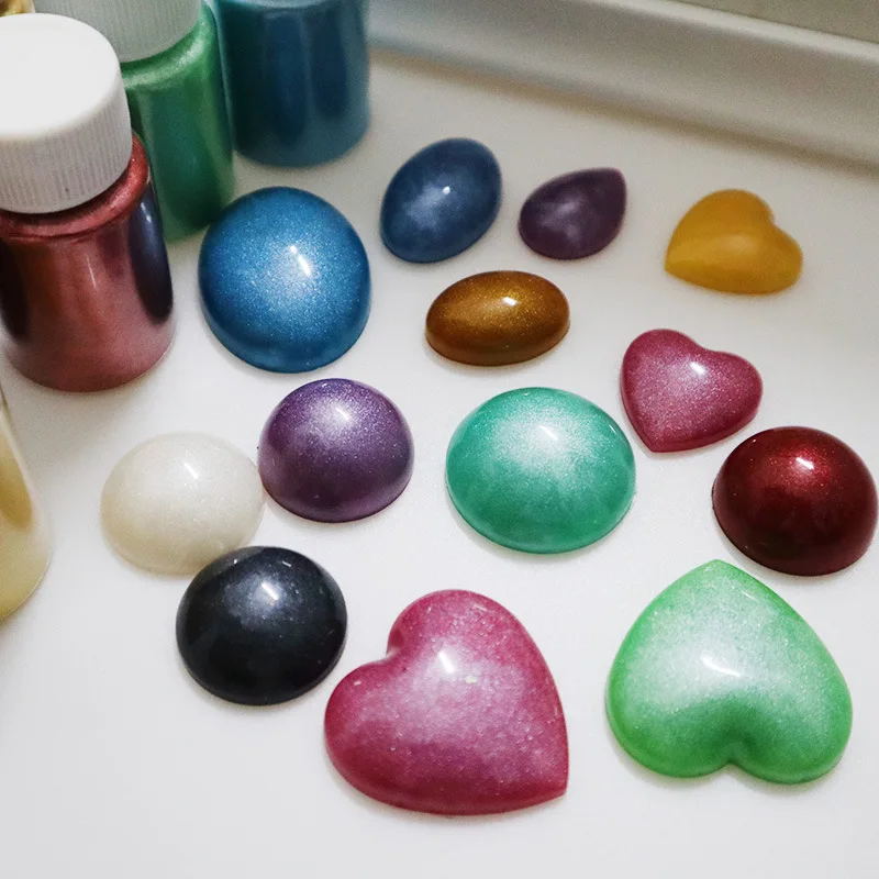 Orange Pigment Powder Natural Mica Mineral Handmade Soap Coloring Powder For DIY Resin Crafts Cosmetics Making 4