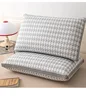 Polyester Rectangular Neck Pillow A Medium Pillow High Pillow Low Sleep Cervical Pillow Bed Sleep Pillow for Home and Hotel 6