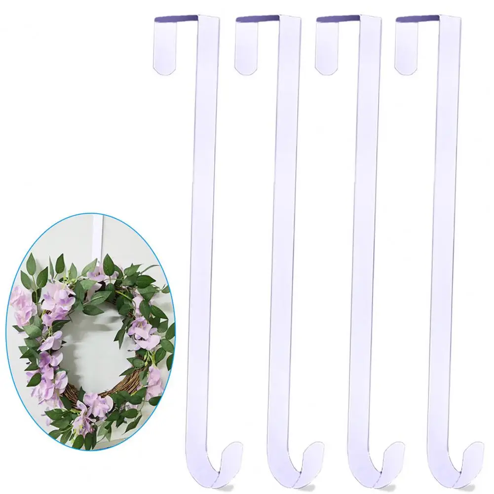Garland Door Hanger Wreath Hook Front Door Wreath Hanger Strong Load-bearing Holder for Christmas Halloween Wreaths