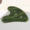Helu Jade Gua Sha Tool Xiuyan Jade Heart-shape Massager Neck Massage Guasha Beauty Product Skin Care health Tool 1 Helu Jade Gua Sha Tool Xiuyan Jade Heart-shape Massager Neck Massage Guasha Beauty Product Skin Care health Tool 1
