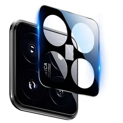 Premium Tempered Glass Camera Lens Protector with AR Cover and Anti - Break Technology - Xiaomi 15 Pro (AR Black)