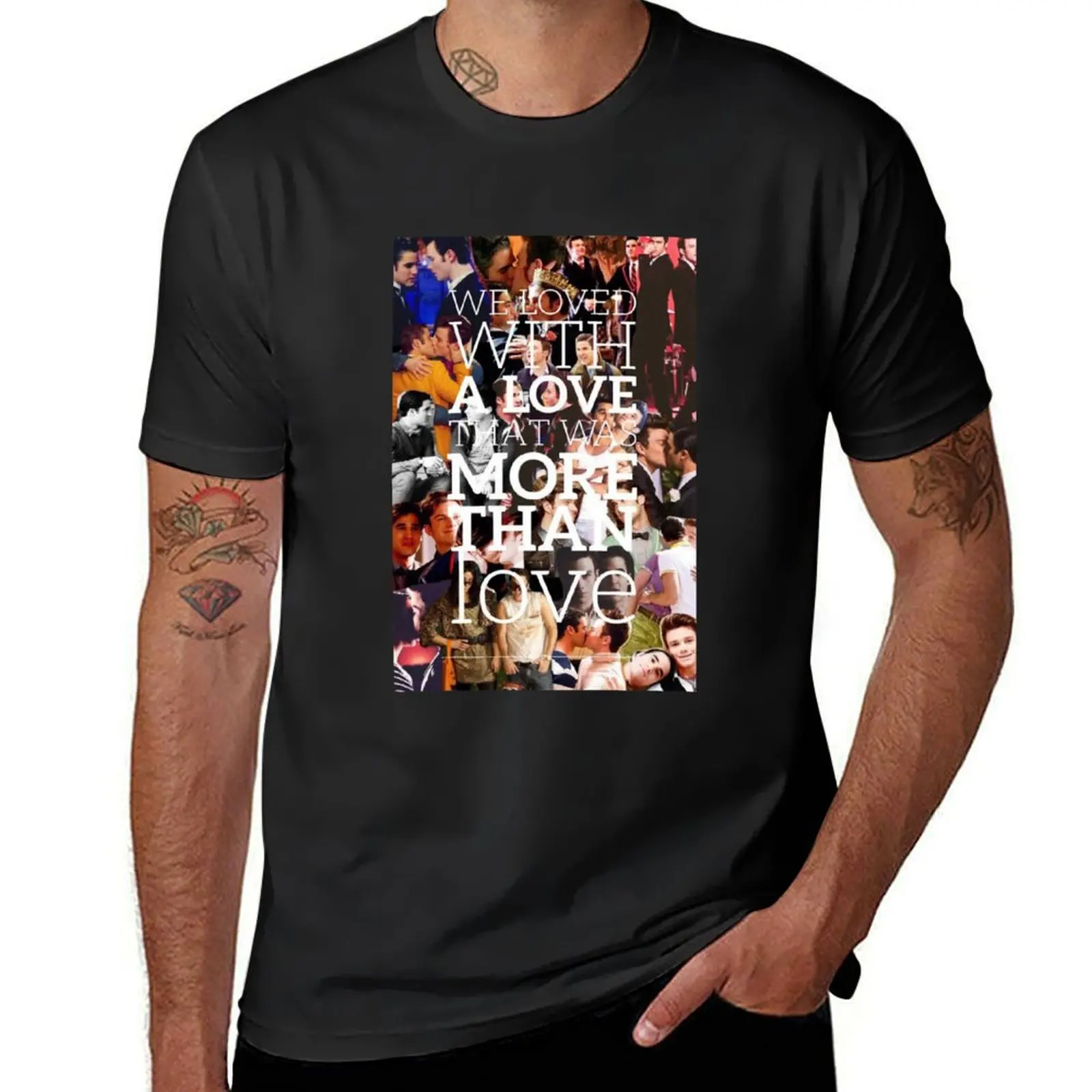 

Klaine Love T-Shirt Aesthetic clothing vintage mens workout shirts
