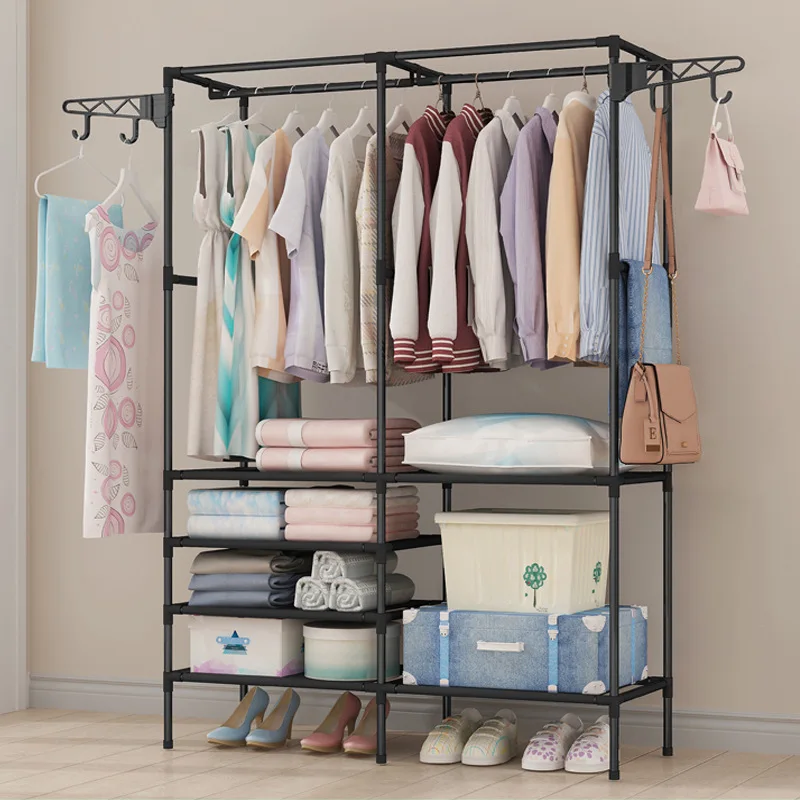 Small Clothes Rack With Shelves Coat Rack With Bottom Shelves