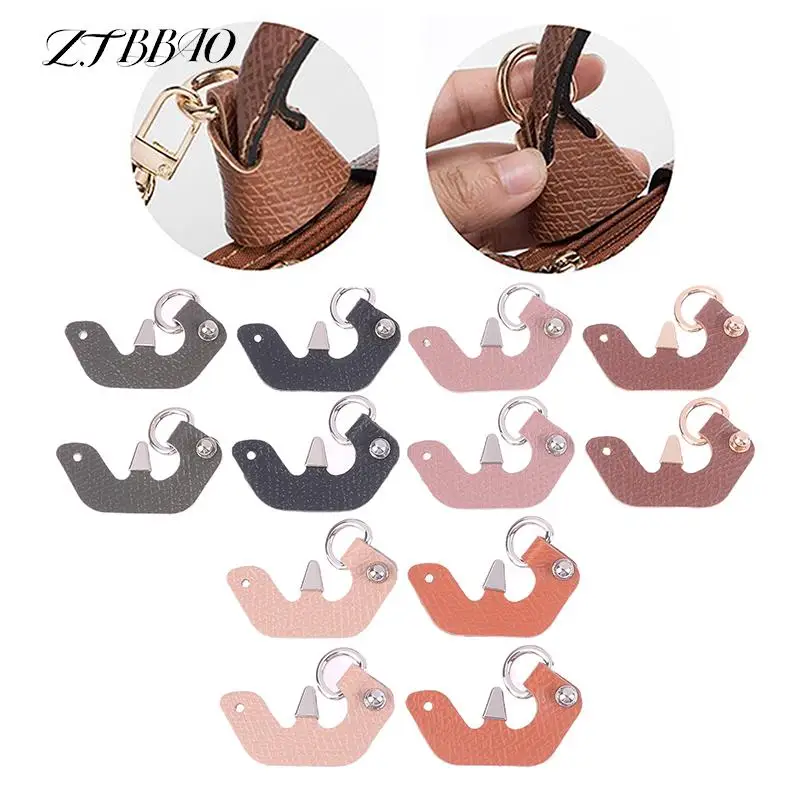 

2PCS Hanging Buckle Bag Transformation Strap Real Leather Bag Straps For Handbag Bag Belts Punch-free Retrofit Buckle