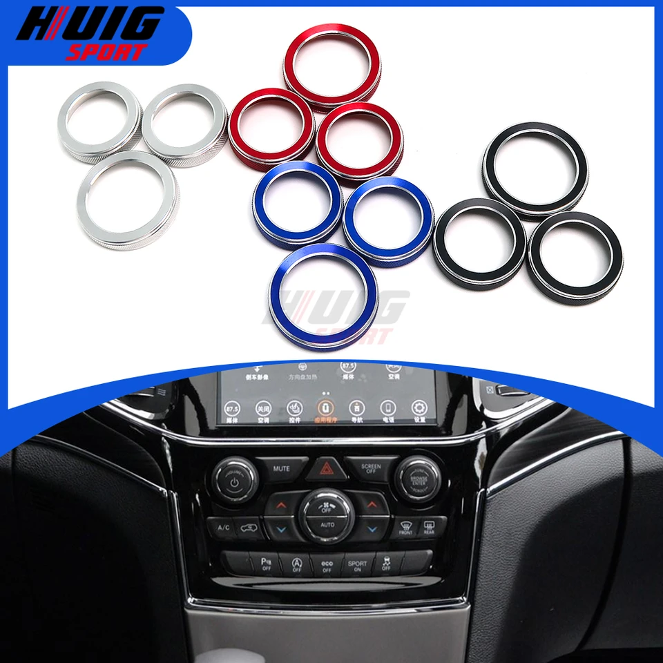 Tocatus Center Console Navigation GPS Radio Panel Trim Interior Accessories For 2014-2021 Jeep Grand Cherokee, ABS Carbon Fiber 1pc, Center & Floor Consoles - Canada - View #4