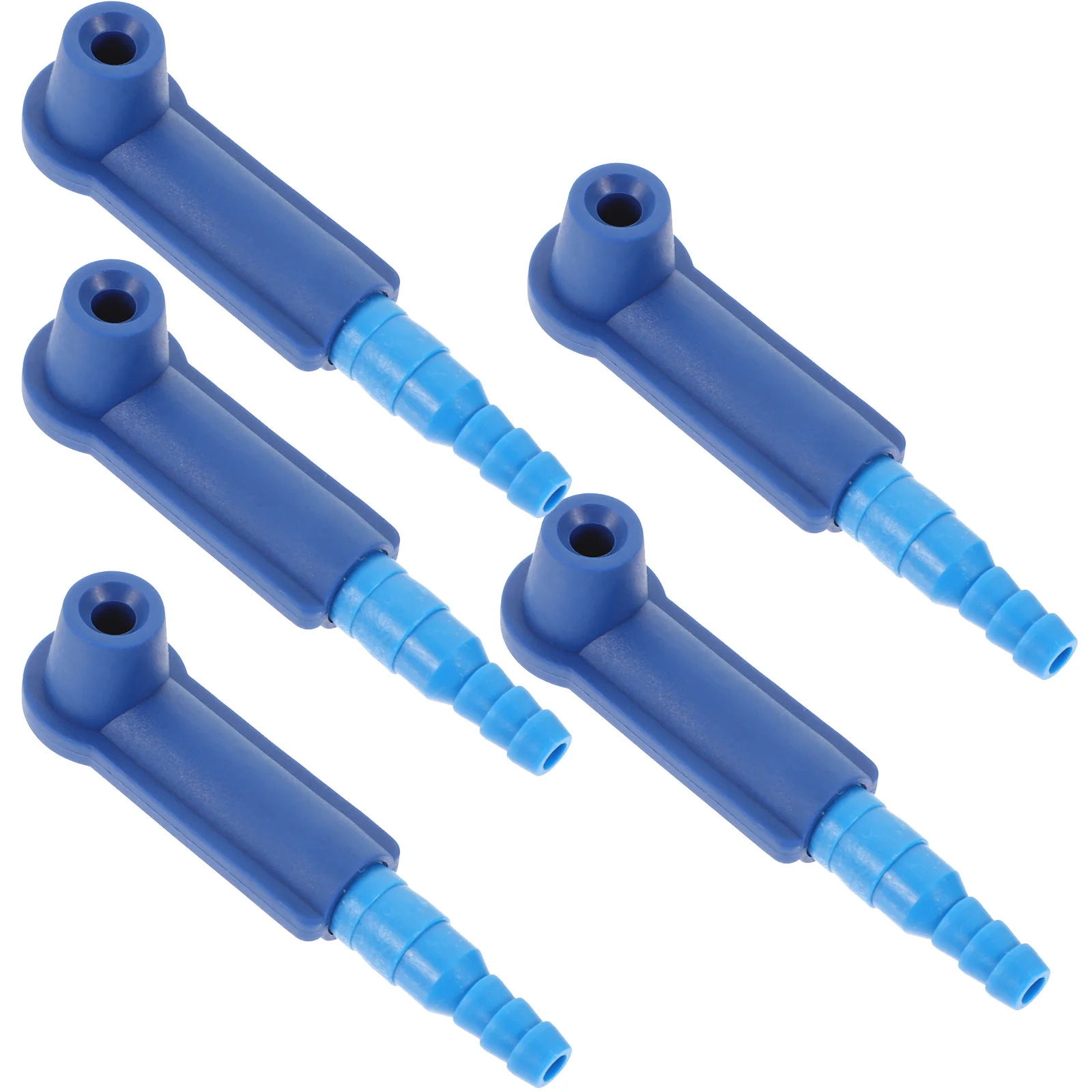

5 Pcs Suction Pipe Joint Automotive Connectors Machine Parts Abs Brake Bleeder Kit