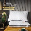 Soft Cotton Fiber Pillow 3D Neck Pillow Suitable for Sleeping Bedrooms and Hotels Comfort and Quality 1pc Hotel Style Decorate 3