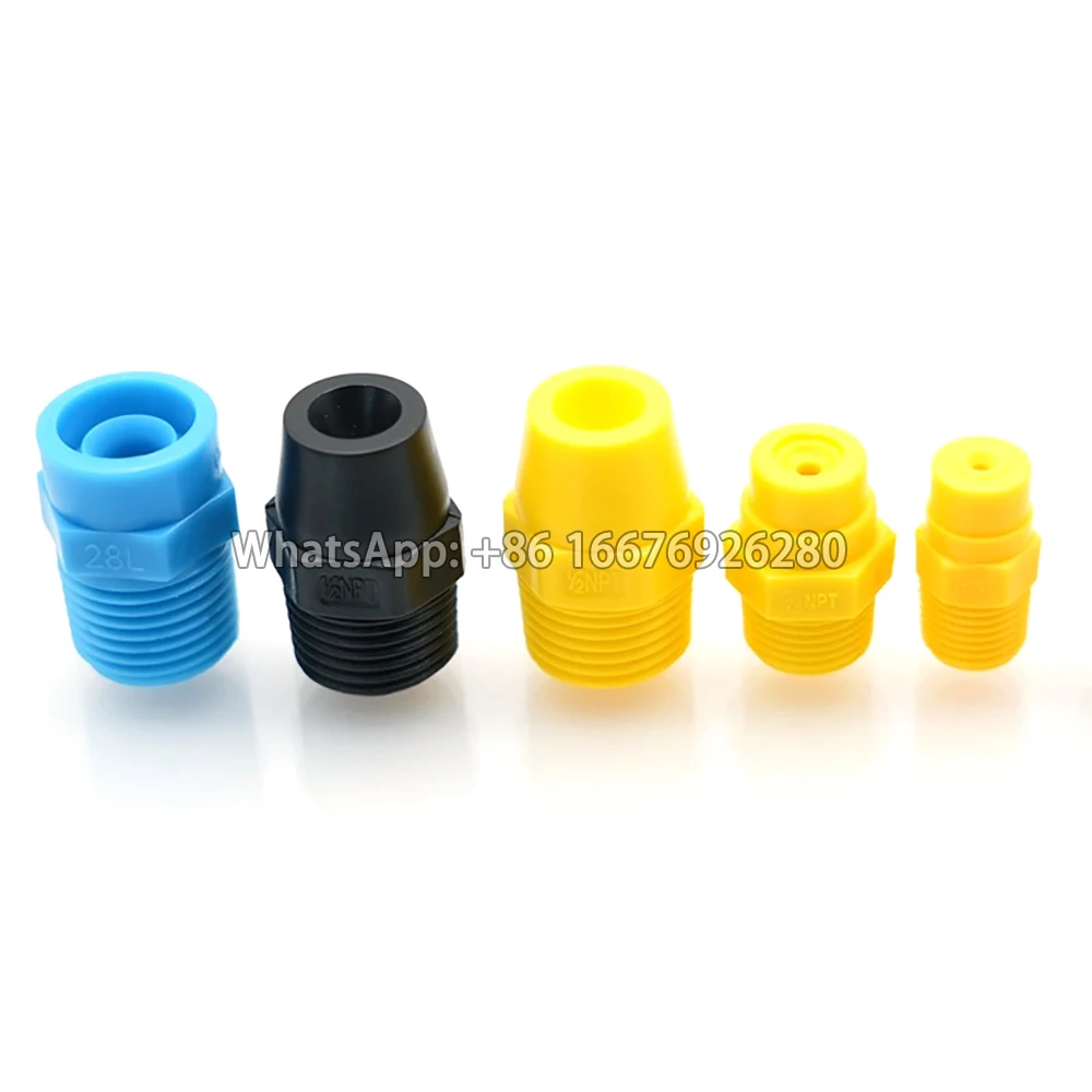 Plastic  Flat Fan Spray Nozzle 1/8" 1/4" 1/2" Industrial Cleaning Washing ,Industrial Cleaning Washing Dust Removal 5