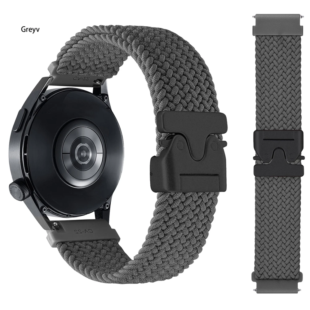 Braided Nylon Parachute Buckle Watch Strap Bracelet
