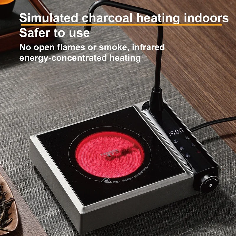 1500W Electric Ceramic Stove 8 Gear Tea Maker Auto Water Supply Induction Water Pumping Kung Fu Tea Stove Keep Warm Water Boiler 4