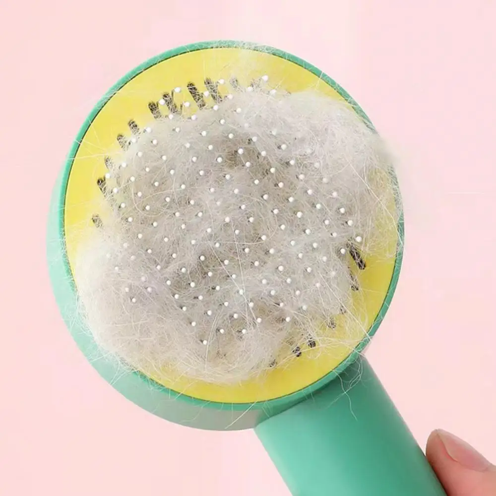 

Dog Combs One Click Pet Hair Remover Self Cleaning Cat Brush Massage Dog Brush Pet Grooming Dogs Hair Remover Combs Cat Supplies