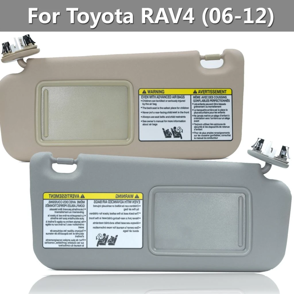 Replacement Sun Visor For Toyota Rav4 2006 2012 Shield Sunshade Auto