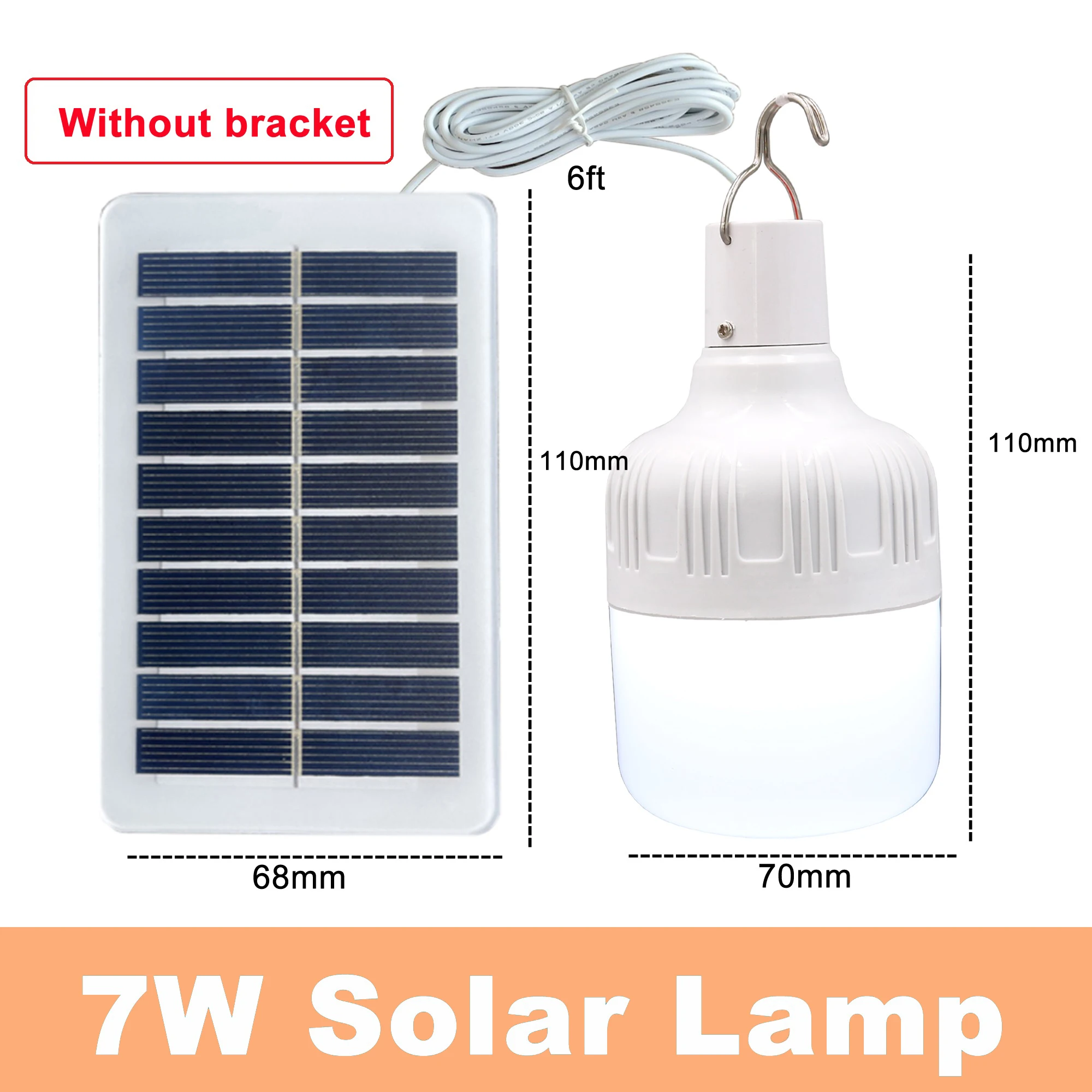 solar powered led wall light 5W 7W 9W Portable LED Solar Lamp Charged Solar Energy Light Panel Powered Emergency Bulb For Outdoor Garden Camping Tent Fishing solar porch light Solar Lamps