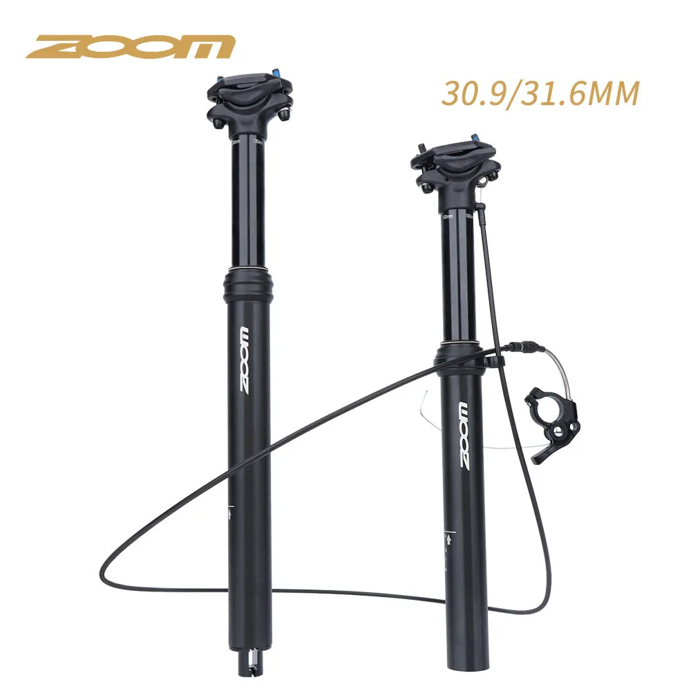 Zoom Mtb Bike 31.6Mm 30.9Mm Filo Telecomando Reggisella Contagocce Sollevamento Idraulico Interno Mountain Biycle Seat Post Tube Part