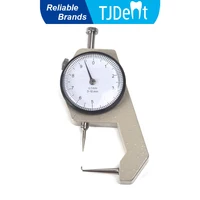TJDent 1pcs Dental Thickness Gauge Mechanic Calipers 0-10mm Dial Measuring Caliper for Laboratory Measuring Ruler Dental tools