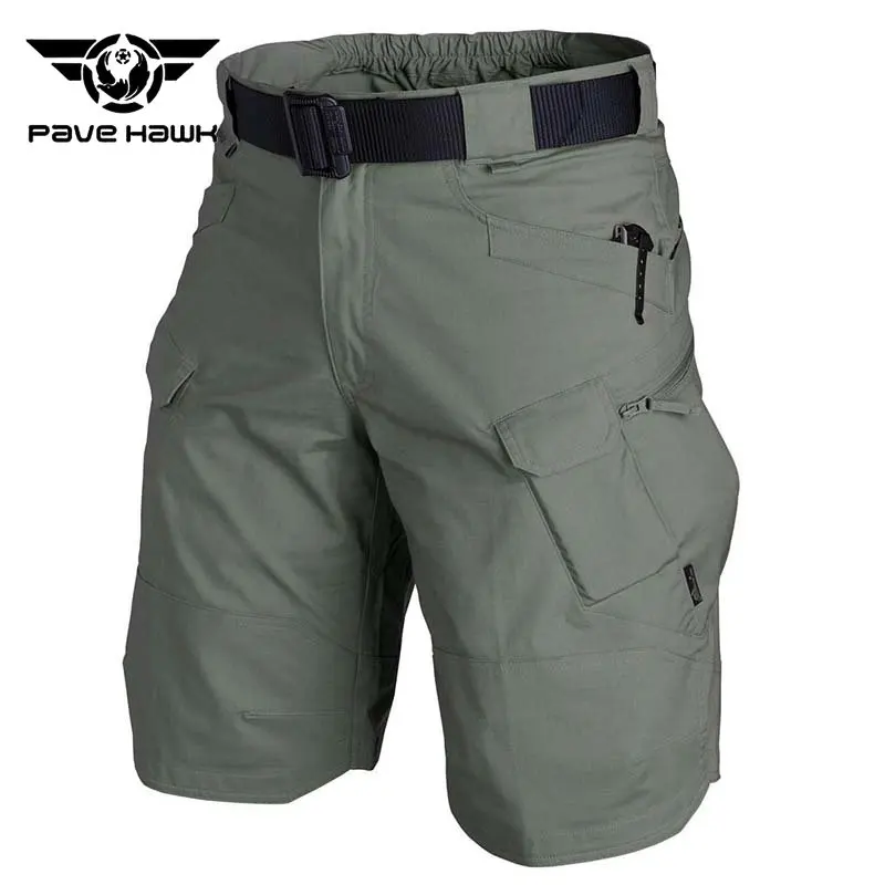 Sport Shorts Men Sport Pants Tactical Outdoor Hunting Waterproof Wear Resistant Cargo Summer Quick Dry Multi Pocket Combat Short
