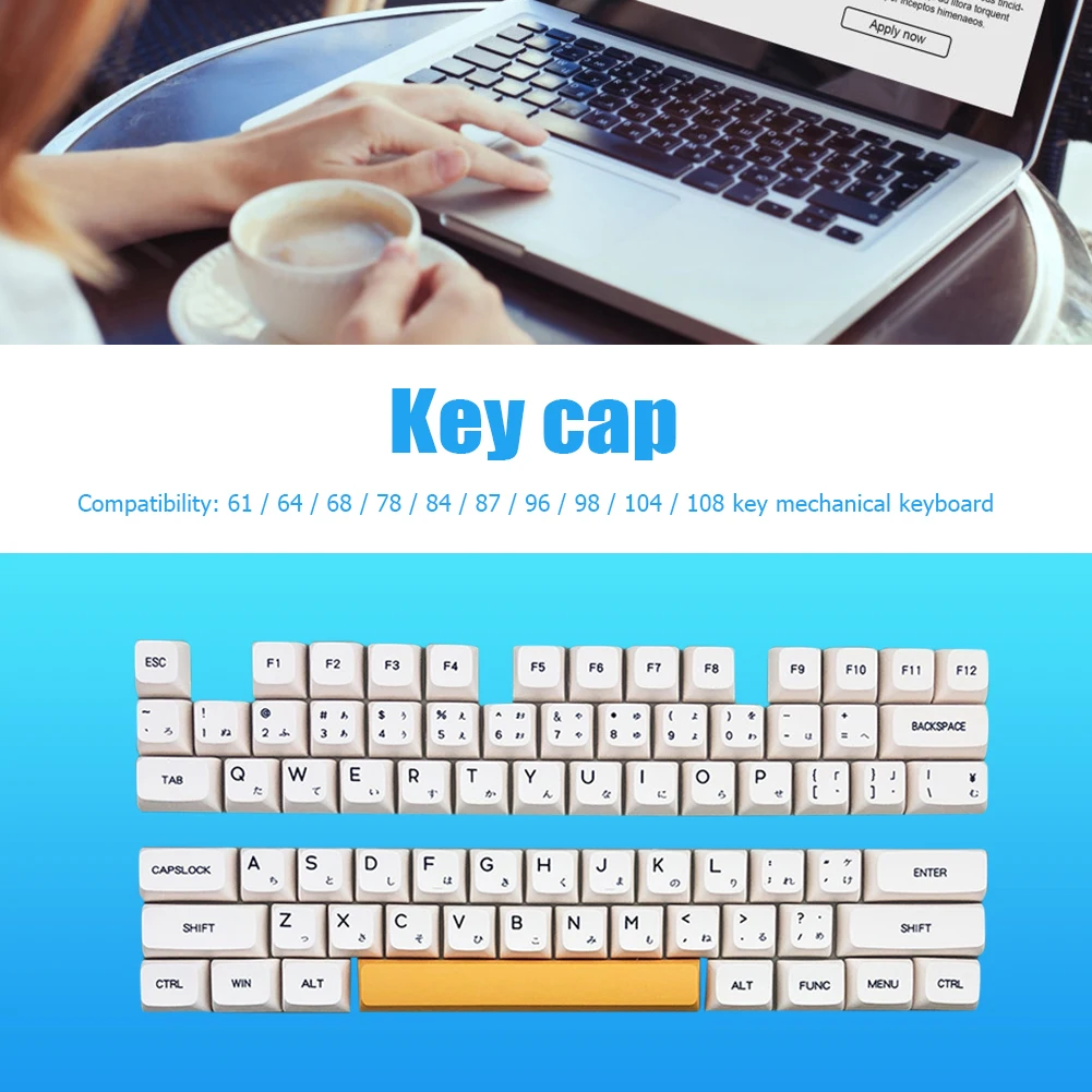 Japonês xda perfil pbt teclas