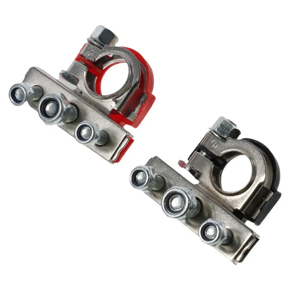 

2Pcs Alloy Automotive Protective Cover Top Post Cable For Car