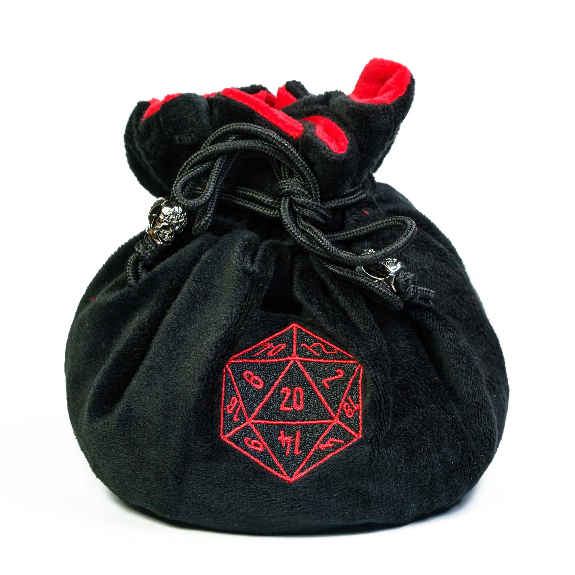 Dice Game Bag Leather Large Dice Bag of Holding Drawstring 