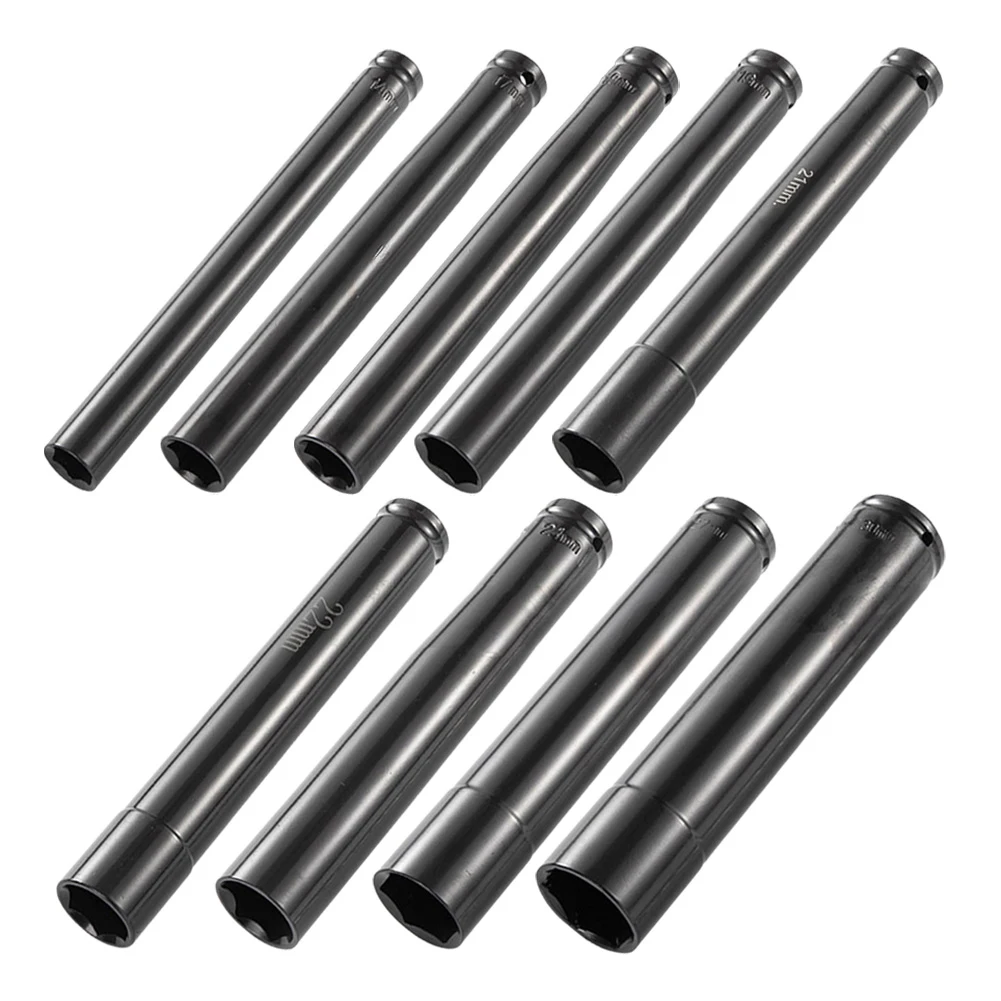 200 mm Innensechskantschlüssel mit tiefer Impacts, 1/2-Zoll-Antriebsadapter, Überlänge, Innensechskantschlüssel für elektrische Impacks, Spezialwerkzeug – Detail 2