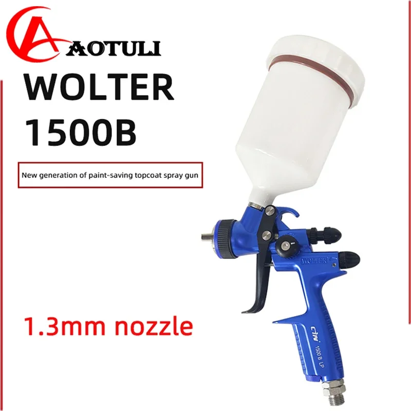 Spray gun Wolter 1500b 1.3mm paint gun water based air spray airbrush professional automotive painting tools