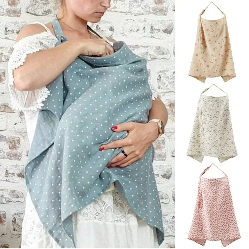 Cotton Breastfeeding Cover Mother Outing Nursing Covers Adjustable Privacy Baby Feeding Breastfeeding Apron Stroller Blanket breastfeeding cover nursing towel