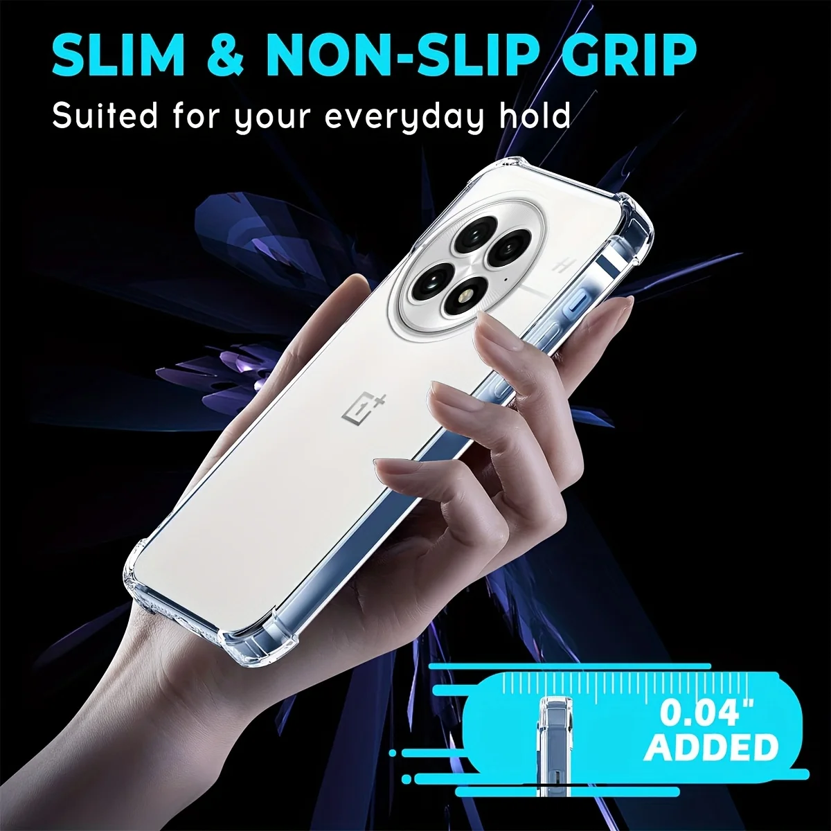 Luxury Transparent Skin-Friendly TPU Back Cover Bumper