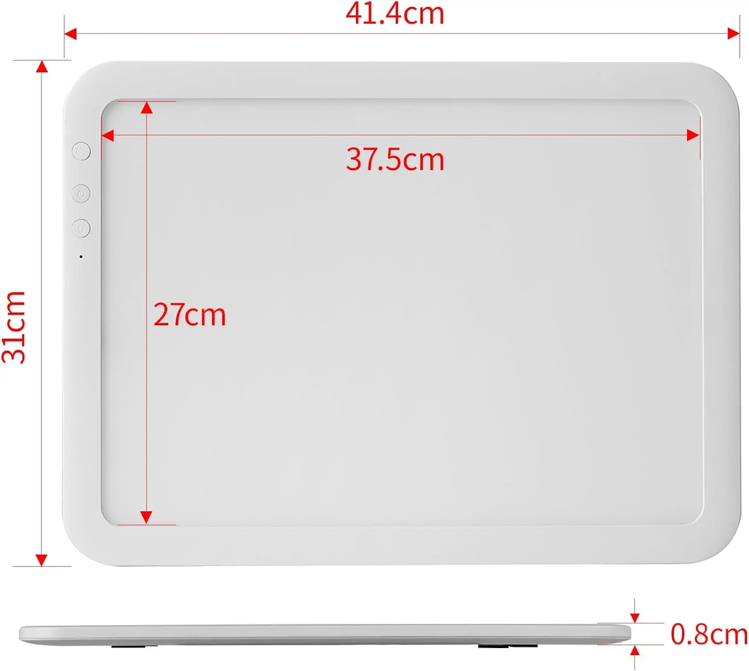 Cricut 잡초 비닐 도구, 다이아몬드 페인팅을 위한 3500mAh 리튬 배터리로 구동되는 A3 충전식 Led 슈퍼 밝은 라이트 패드