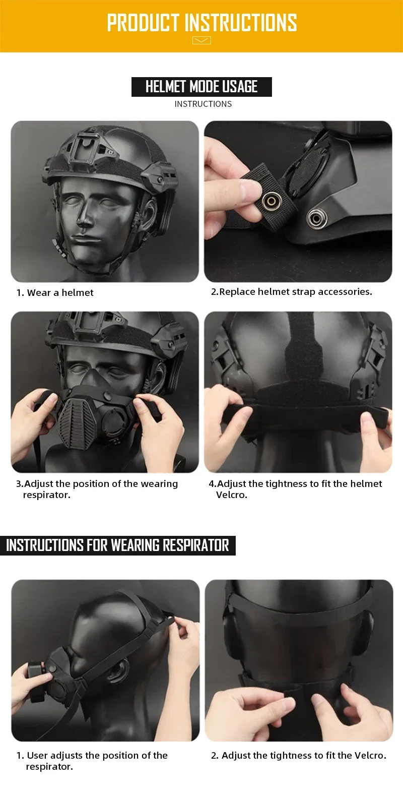 Tactical Half-mask Respirator For Airsoft And Outdoor Activities_voghion.com