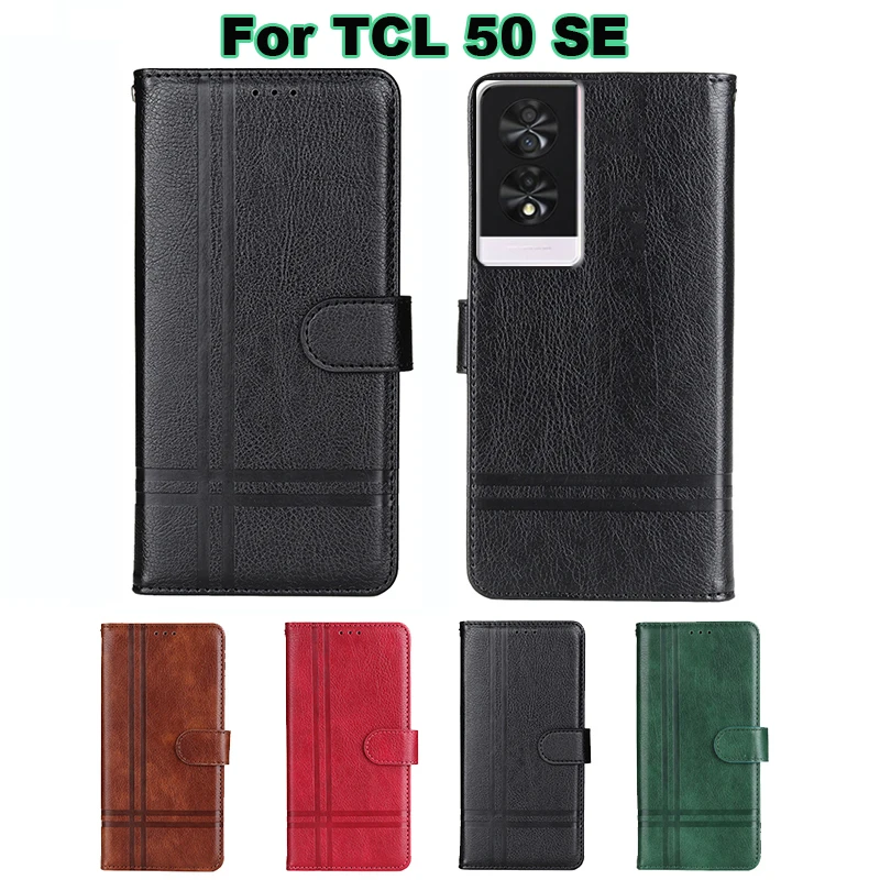 Muslimex Nappc-40-20: 20: A Capa Tcl 50 Se Custodia In Pelle Di Lusso Su Etui Tcl 50Se Custodie Per Telefoni Per Carcasas Tcl 40 Nxtpaper 4G Funda Coq