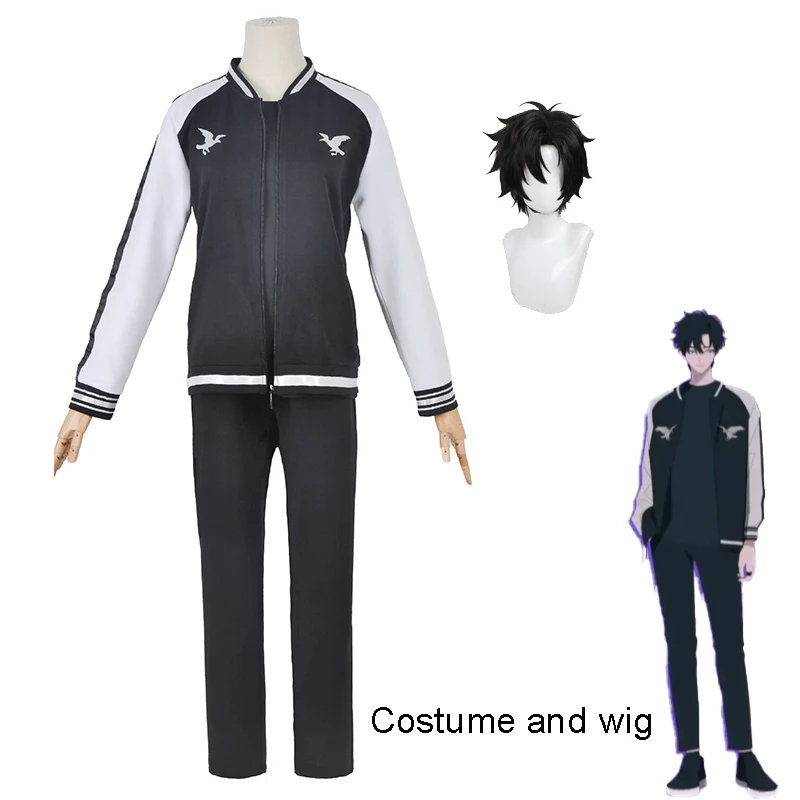 

Anime Link Click Lu Guang Lucas Charles Cheng Xiaoshi Cosplay Costume Wig Halloween Comic Con Cosplay Outfit Mens Women Suit