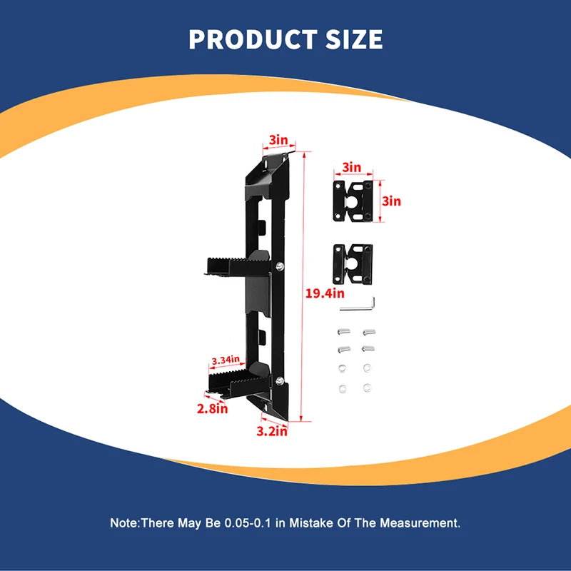 Car Tailgate Hinge Foot Climb Pedal Accessories For Suzuki Jimny JB74 Car Rear Tailgate Foldable Pedal Ladder