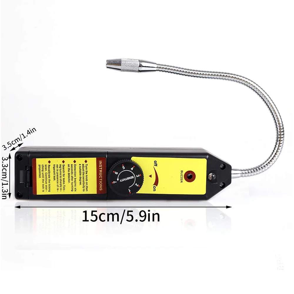 -6000 프레온 할로겐 누출 감지기, 냉매 가스 HVAC R22 R410A R134A R1234YF CFCs HCFC 감지기