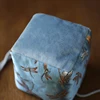 Portable Travel Drawstring Teacup Bag Japanese Style Cotton Cloth Tea Pot Cup Organizer Velvet Fabric Storage Bag 5