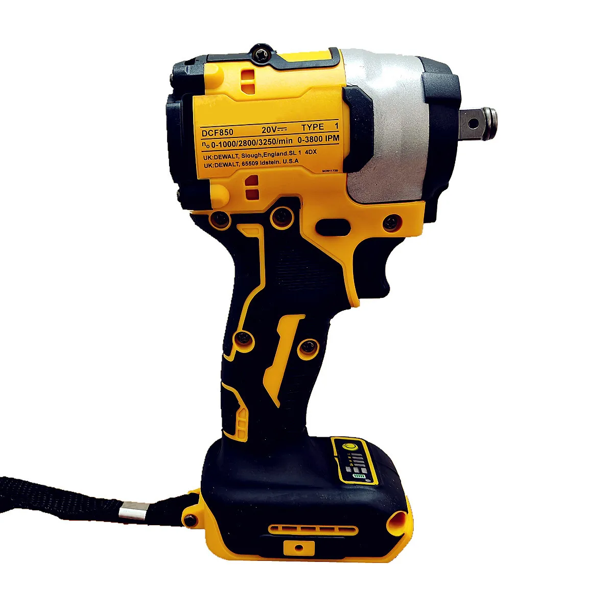 Fit For DeWALT 20V Battery Brushless Impac Wrench 4 Gears Cordless Driver 520N.m Electric Car Repair 1/2" Power Tools 3