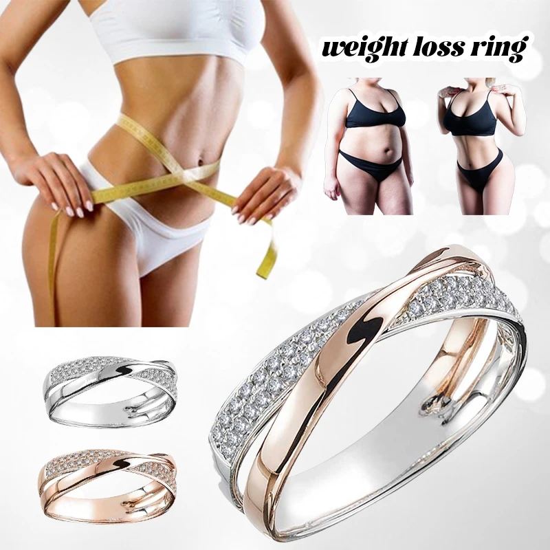 Weight Loss Ring Slimming Tools Fitness Reduce Weight Ring Stainless