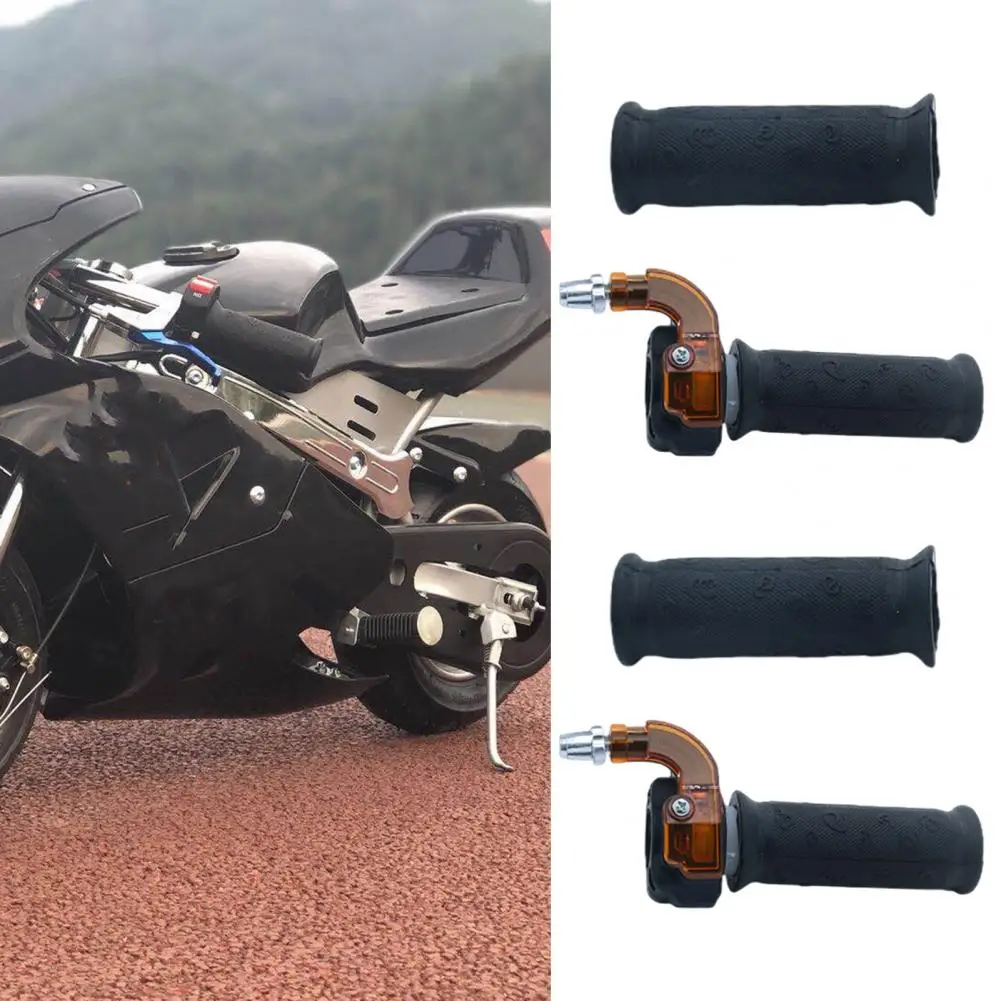 

1 Pair Non-slip Two-stroke Throttle Handlebars Easy Installation Safe Motorcycle Accelerator Hand Grip Motorcycle Accessories