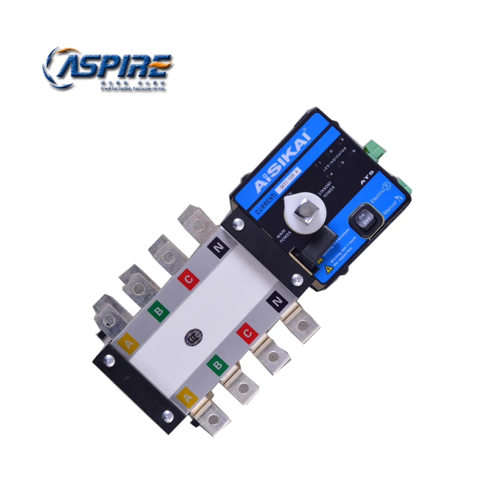 Generator ATS 125A 4P Automatic Transfer Switch Aisikai SKT1-125A.