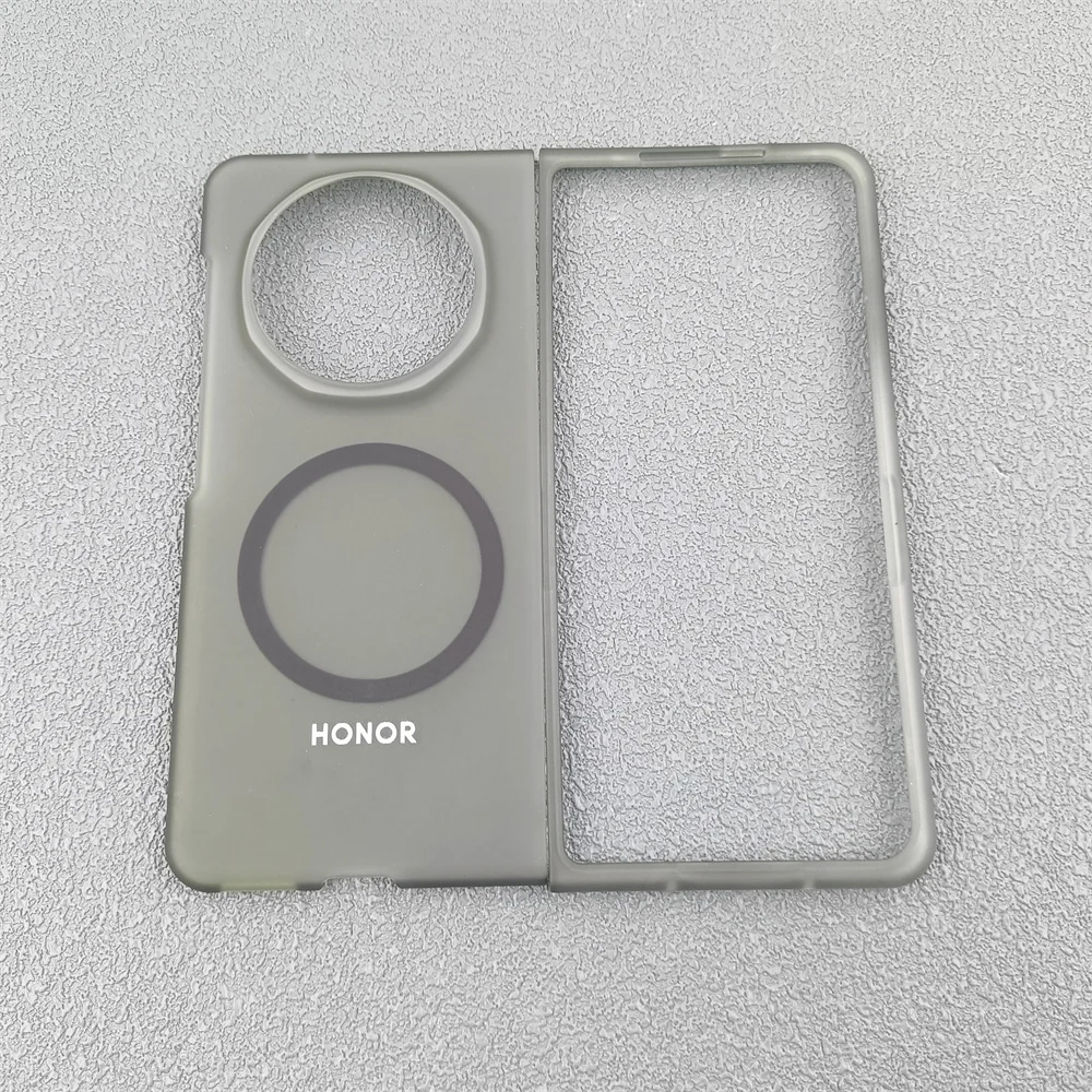 Ultra Thin Matte Ice Mist Clear Phone Case with Magnetic Wireless Charge & Shockproof Back Bumper Cover