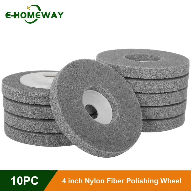 thumbnail image 2 of 4" 100 Scotch Type Brite Abrasive Non Woven Wheel Scuff 180 Grit 2 of 13
